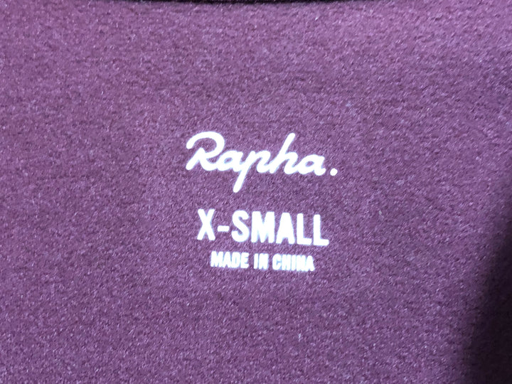 JZ439 ラファ Rapha LONG SLEEVE CORE JERESY 長袖 サイクルジャージ バーガンディ XS
