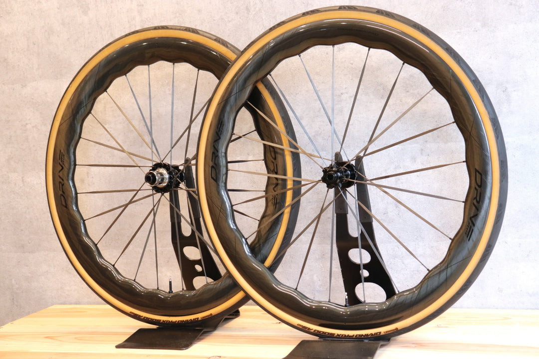 エリートホイールズ ELITEWHEELS ドライブ ヘリックス DRIVE HELIX 57D CS カーボン チューブレス ホイールセット シマノ 11S/12S 【さいたま浦和店】