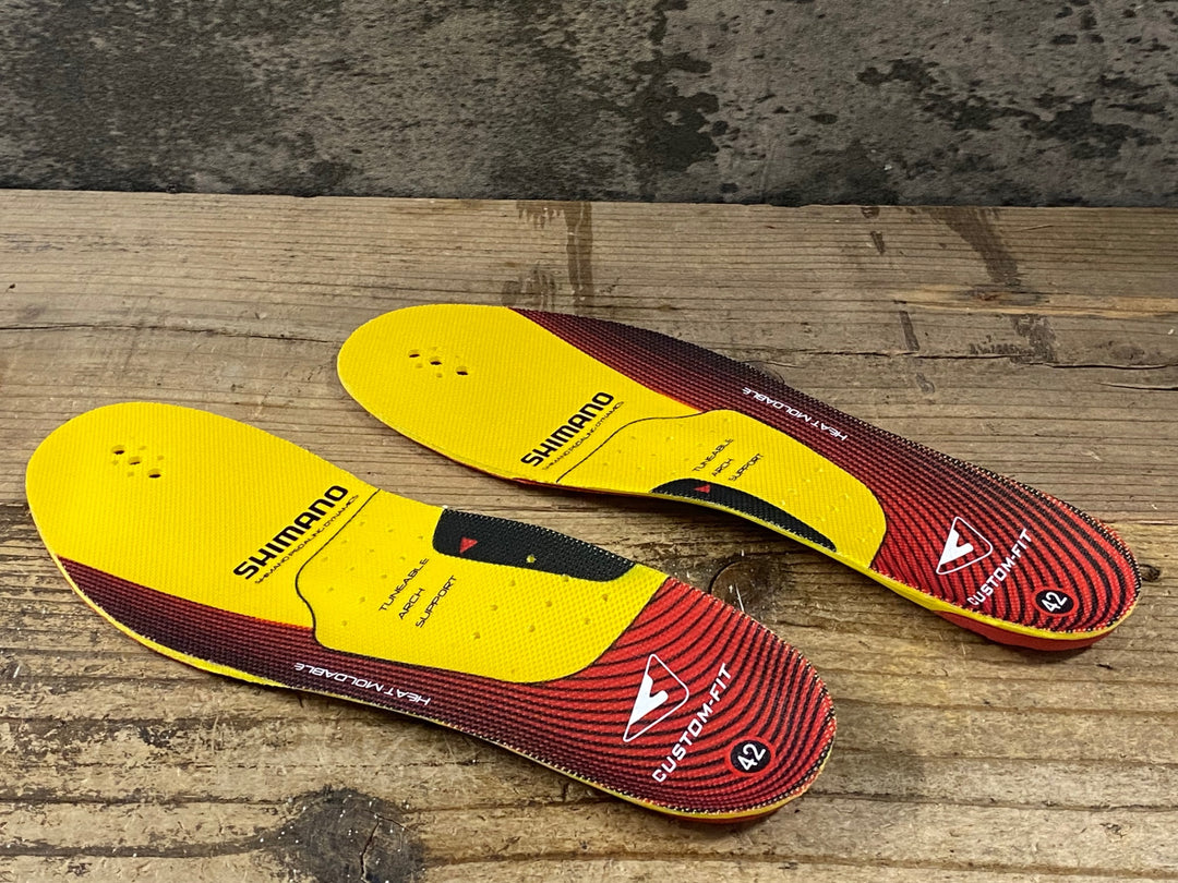 KN627 シマノ SHIMANO CUSTOM - FIT INSOLES インソール 黄 EU42