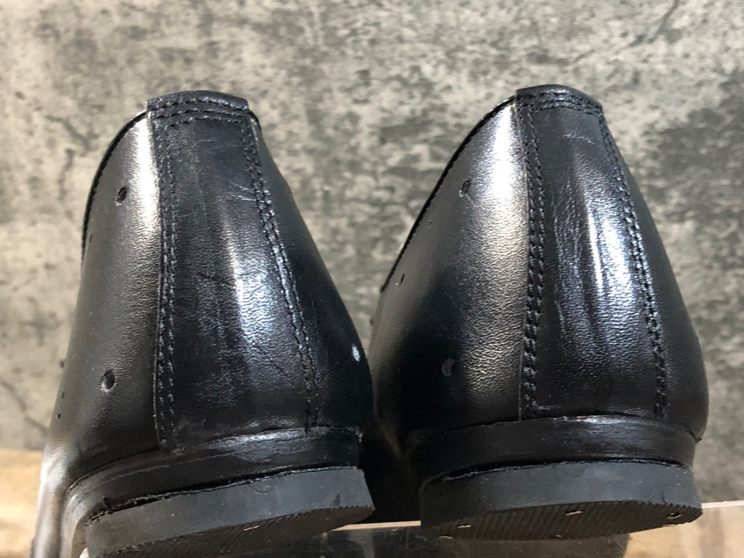 KJ375 フジタ FUJITA Racer SHOES ビンディングシューズ 黒 5 1/2 ビンテージ