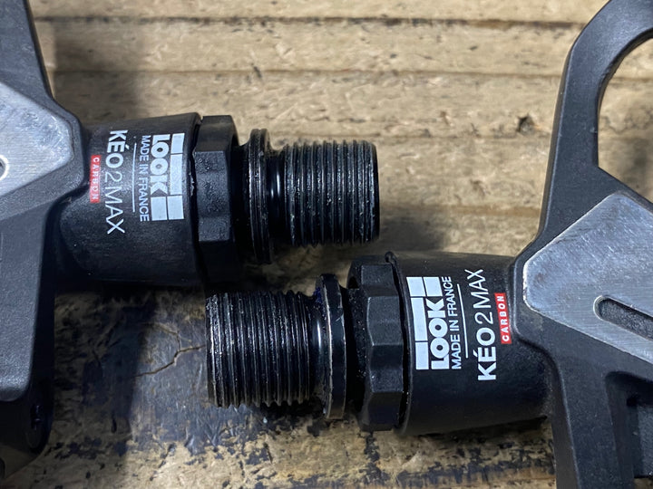 KL566 ルック LOOK KEO 2 MAX CARBON ビンディングペダル ※軸ガタあり