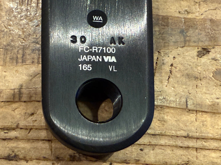 JI343 シマノ SHIMANO 105 FC-R7100 クランクセット 165mm 50/34T 12S