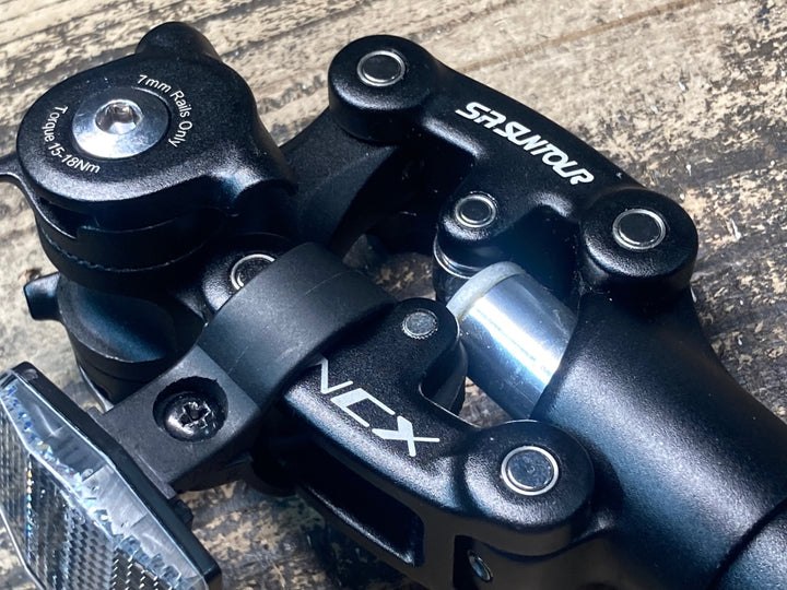 JG351 SR SUNTOUR NCX サスペンションシートポスト 黒 350mm Φ27.2