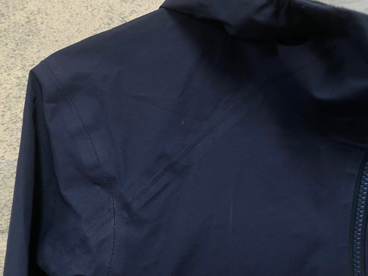 KL464 ラファ Rapha WOMEN'S EXPLORE HOODED GORE-TEX PULLOVER 長袖 ウィンドブレーカー 紺 XS