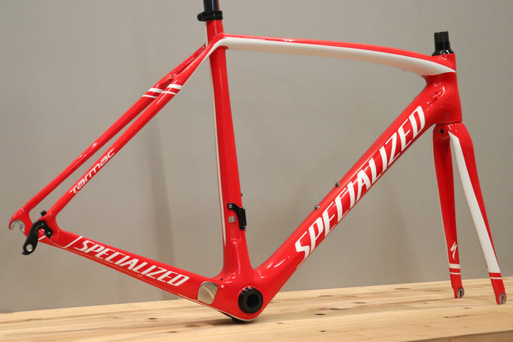 訳アリ スペシャライズド SPECIALIZED ターマック TARMAC SL4 SPORT 2015 54サイズ カーボン ロードバイク フレームセット 【仙台店】