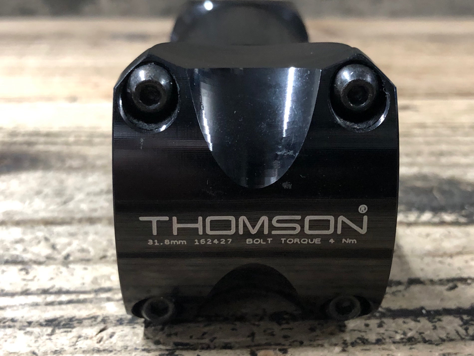 JU820 トムソン THOMSON ELITE X4 ステム 黒 110mm Φ31.8 OS