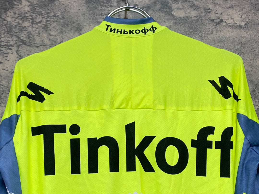 KJ858 スポーツフル sportful 長袖 サイクルジャージ 黄 M TINKOFF