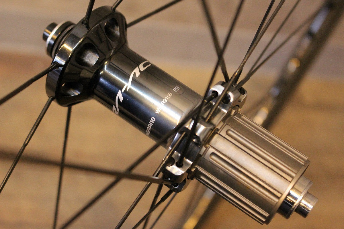 シマノ SHIMANO デュラエース DURA-ACE WH-R9100-C40-CL アルミ/カーボン クリンチャー ホイールセット シマノ  11/12S 15C【名古屋店】