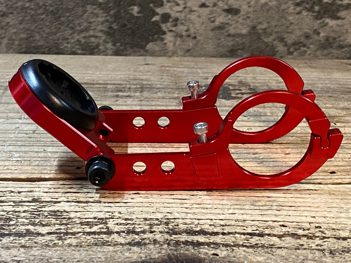 JO146 レックマウント REC-MOUNTS 両持ちサイコンマウント Φ31.8 赤