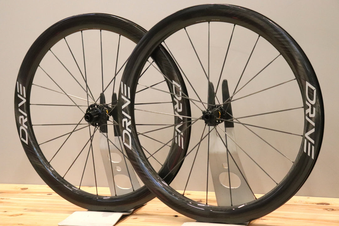 エリートホイールズ ELITEWHEELS ドライブ DRIVE 50D カーボン チューブレスレディ ホイールセット シマノ11S/12S 21C 【仙台店】