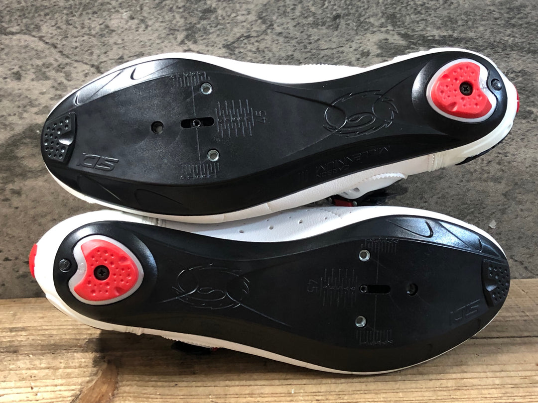 JQ951 シディ SIDI GENIUS 5 PRO ビンディングシューズ 3穴 白 EU45