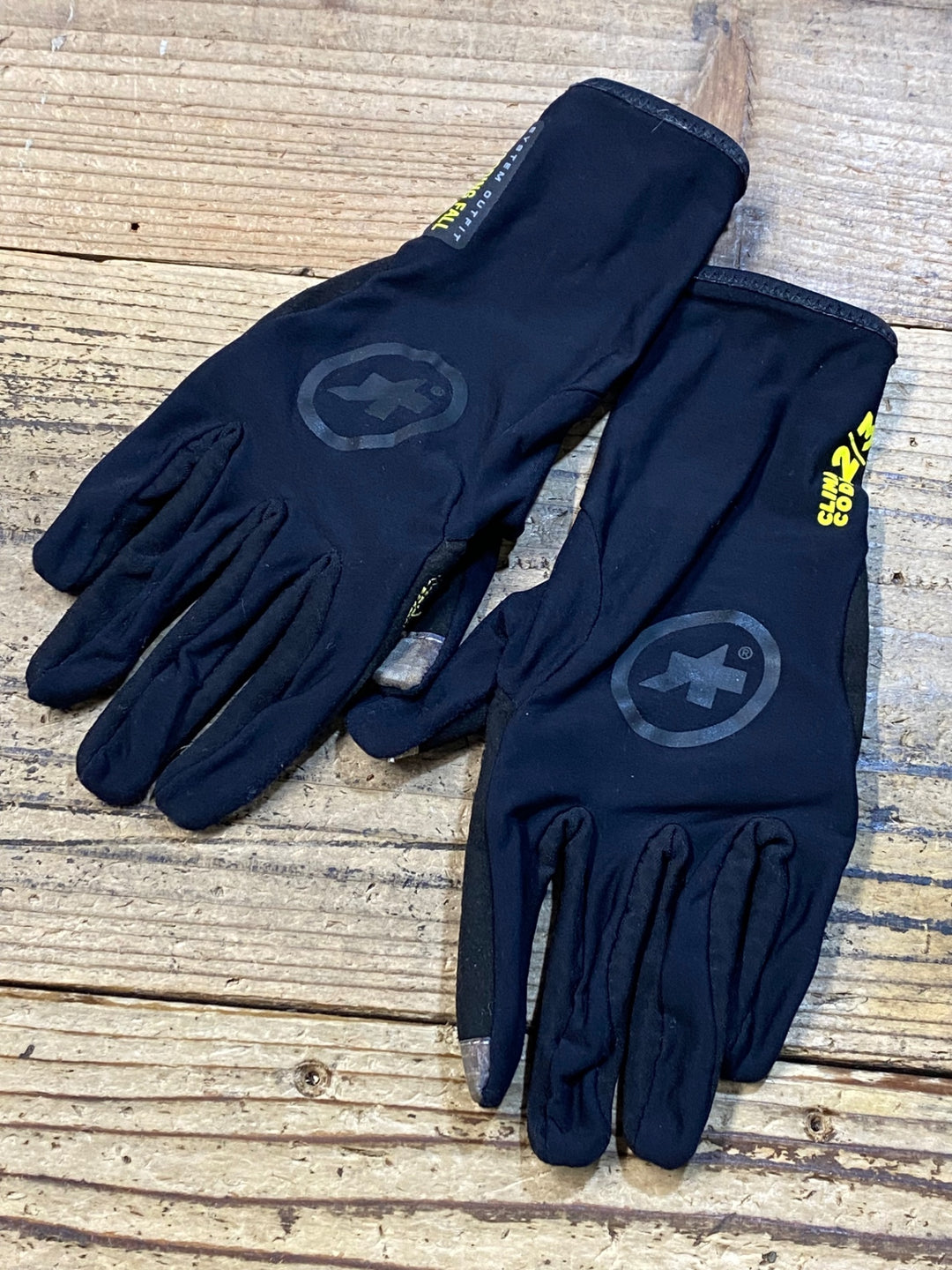JZ572 アソス ASSOS SPRING FALL サイクルグローブ 黒 S