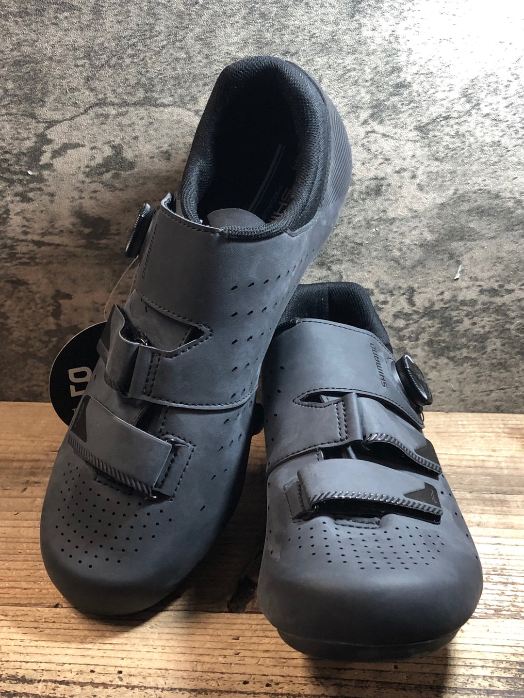 JW540 シマノ SHIMANO SH-RP400M L01S 3穴 SPD-SL ビンディングシューズ EU44 ブラック 未使用品