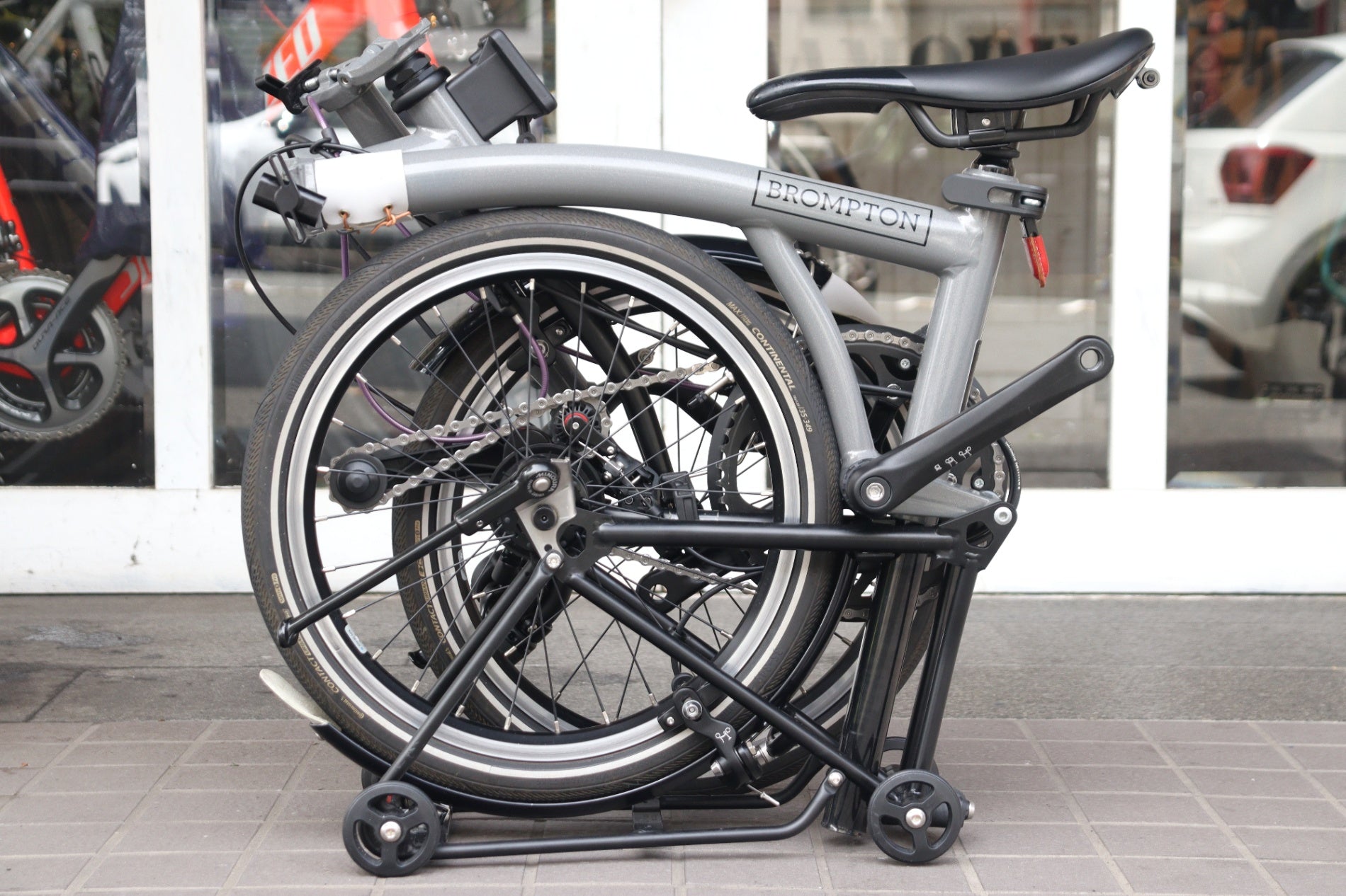 ブロンプトン BROMPTON P LINE URBAN MID M4R 2022モデル チタン