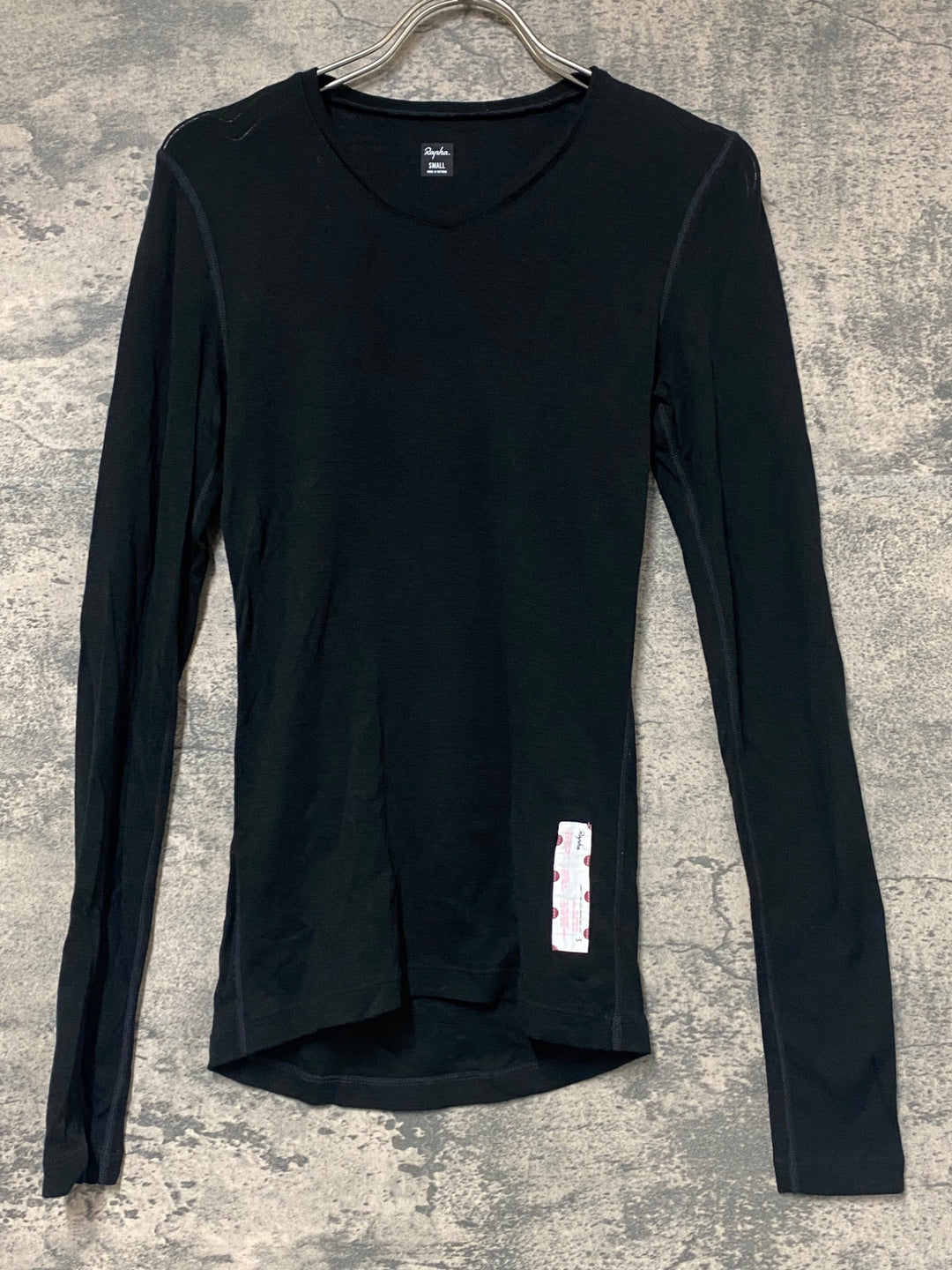 JY114 ラファ Rapha WOMEN’S LONG SLEEVE MERINO BASE LAYER 長袖 ベースレイヤー インナー レディース 黒 S