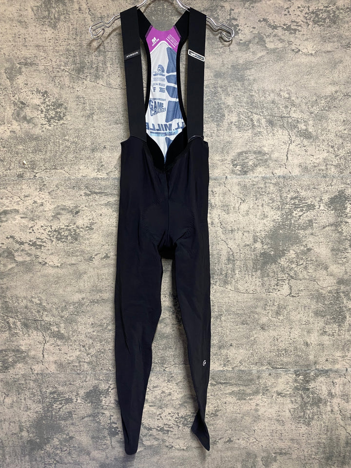 KD686 アソス ASSOS LL.MILLE BONKA 4.4 WINTER ビブタイツ 黒 L 裏起毛 ※パッド擦れ
