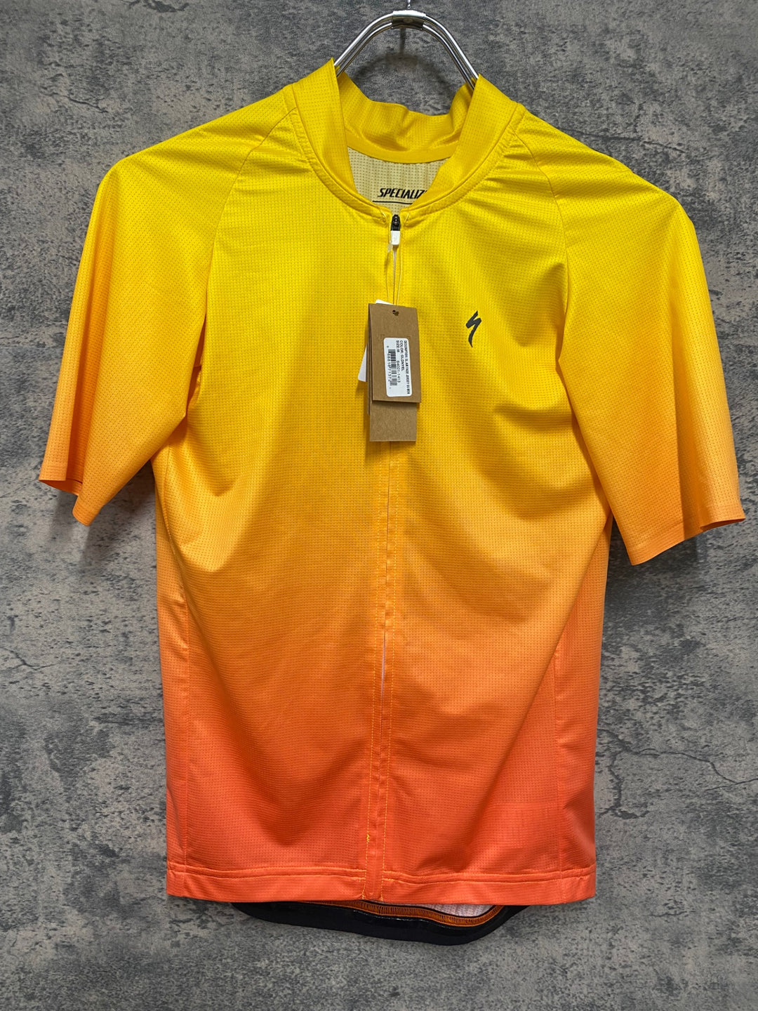 JV697 スペシャライズド SPECIALIZED SL AIR FADE JERSEY SS MEN 半袖 サイクルジャージ 黄オレンジ M
