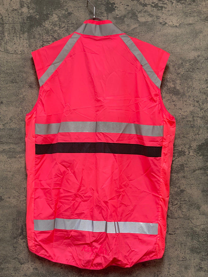 JZ860 ラファ Rapha BREVET VISIBILITY GILET ジレ サイクルベスト ピンク XL