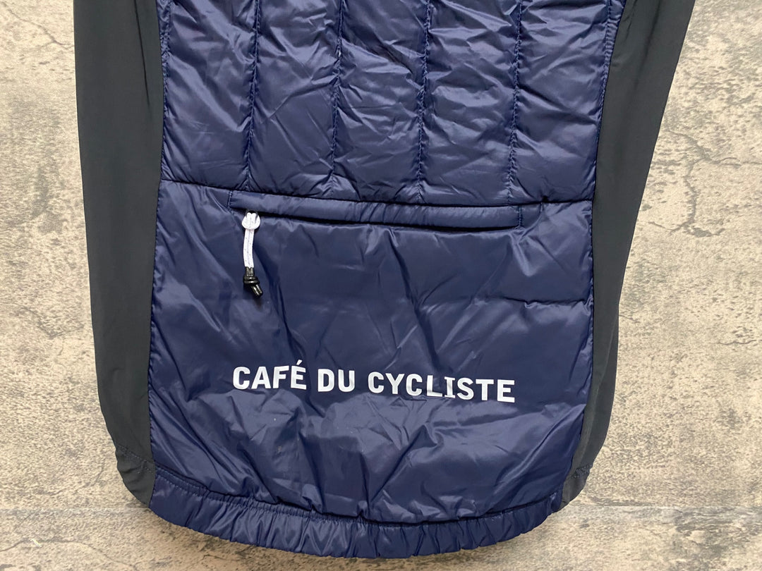KS235 カフェドシクリステ cafe du cycliste ALEXIA Unisex サイクルベスト ジレ 紺 S