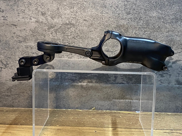 JS879 ジップ ZIPP SERVICE COURSE SL アルミ ステム 黒 70mm Φ31.8 ±17° マウント付 GARMIN/CATEYE