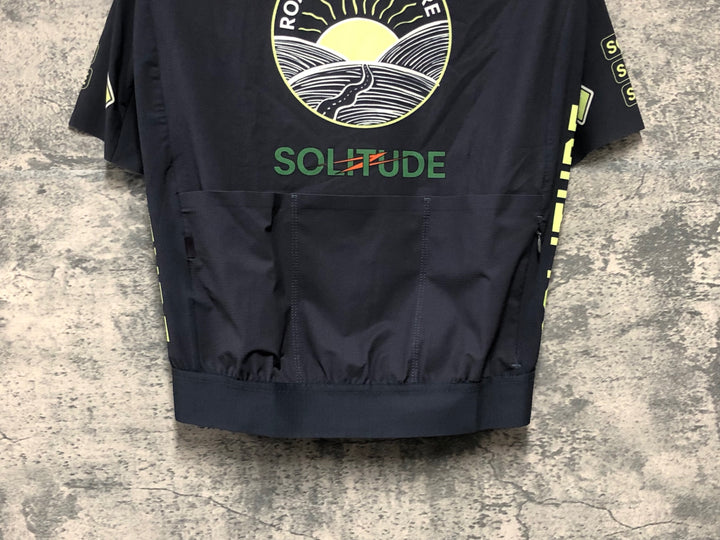 KK153 パスノーマルスタジオ PAS NORMAL STUDIOS Solitude Logo Jersey 半袖 サイクルジャージ 黒 S