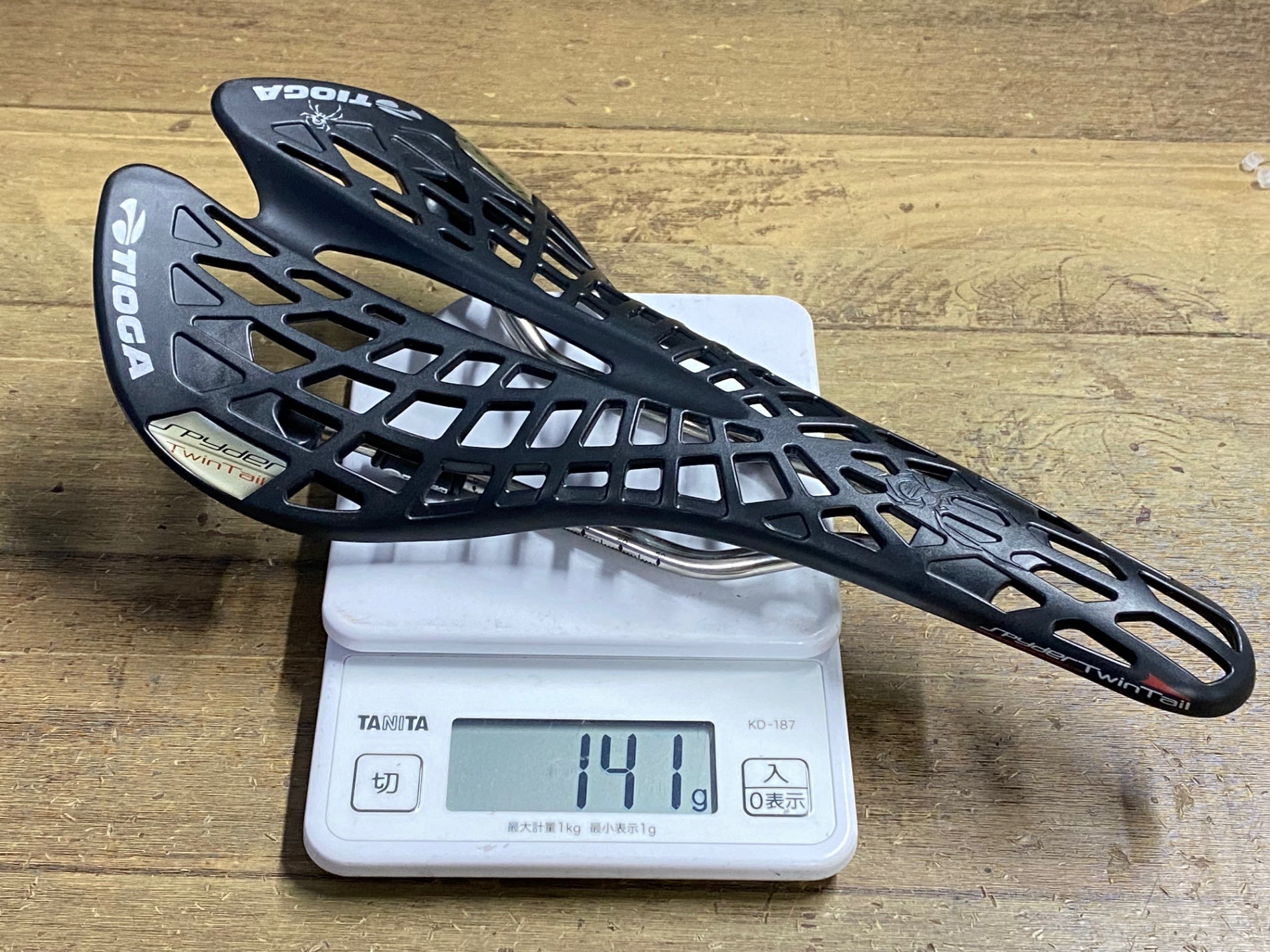 KJ917 タイオガ TIOGA SPYDER TWINTAIL サドル チタンレール – BICI