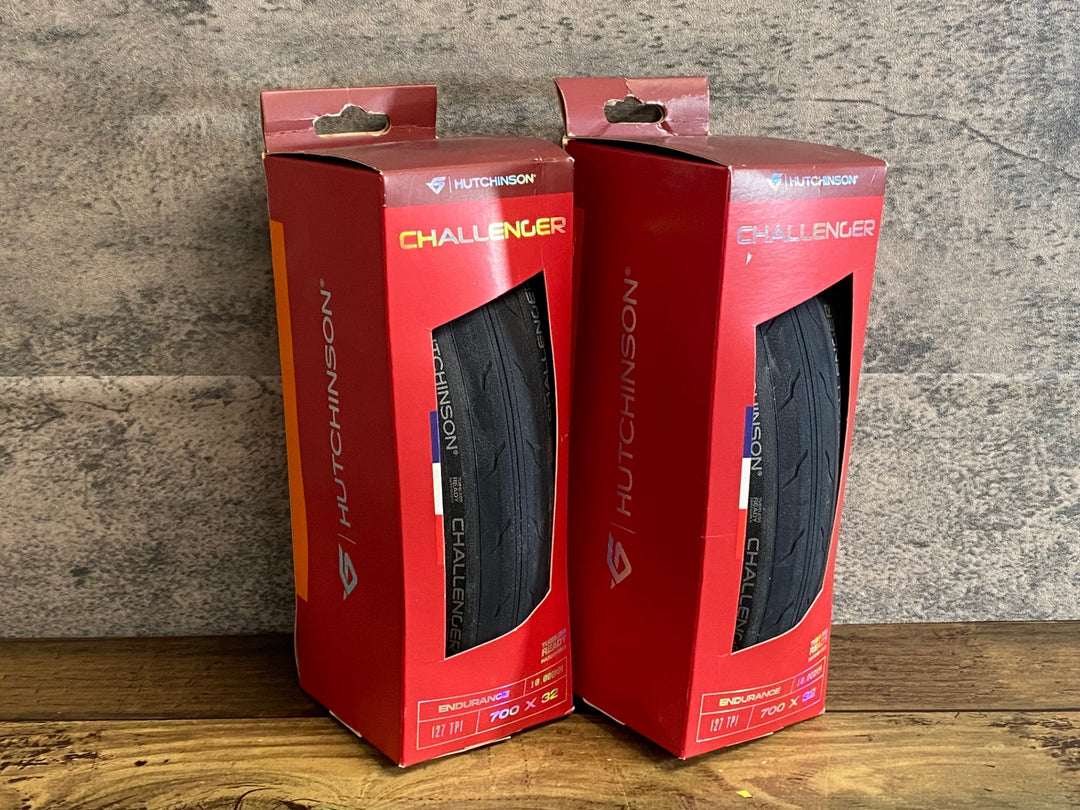JT726 ハッチンソン HUTCHINSON チャレンジャー CHALLENGER タイヤ チューブレスレディ 700×32C 2本セット 未使用