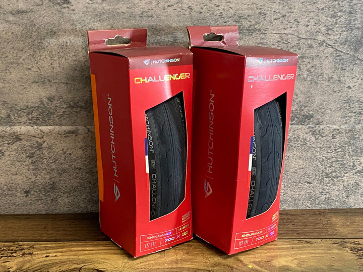 JT726 ハッチンソン HUTCHINSON チャレンジャー CHALLENGER タイヤ チューブレスレディ 700×32C 2本セット 未使用
