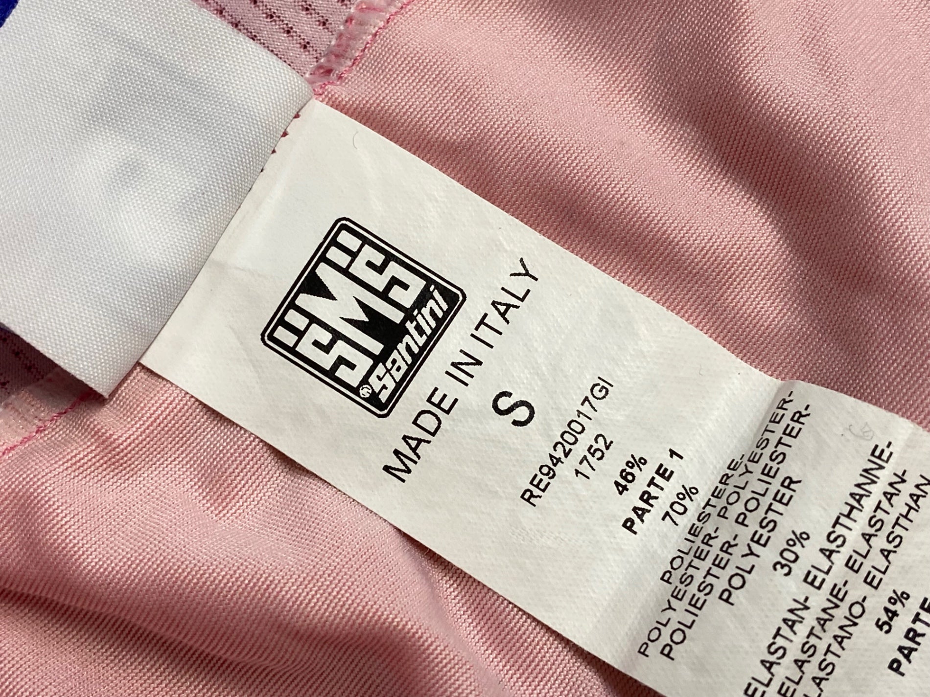 JU561 サンティーニ Santini 半袖 サイクルジャージ ピンク S GIRO D