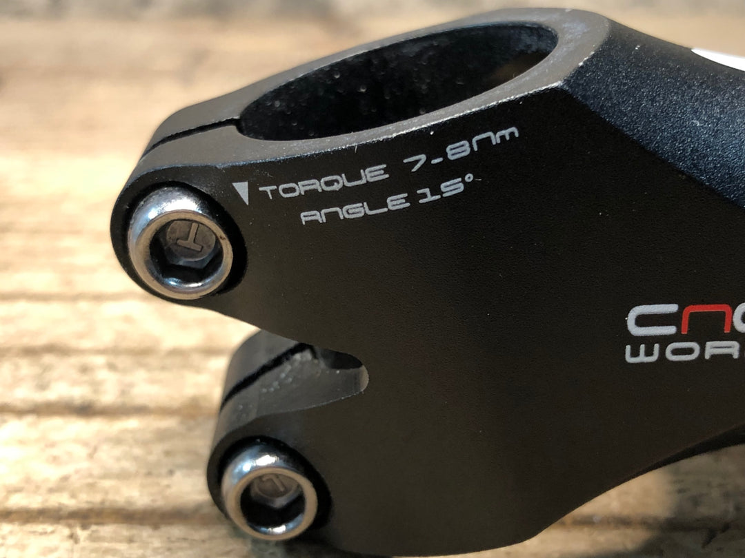 JM988 タイオガ TIOGA CNC WORH アルミ ステム 黒 90mm Φ31.8 OS 15°