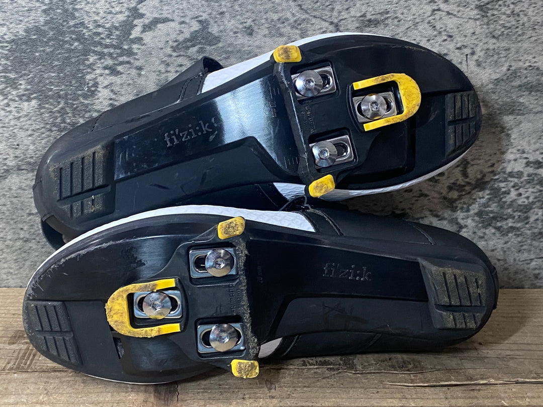 JU380 フィジーク FIZIK TRANSIRO HYDRA ビンディングシューズ EU40 白黒