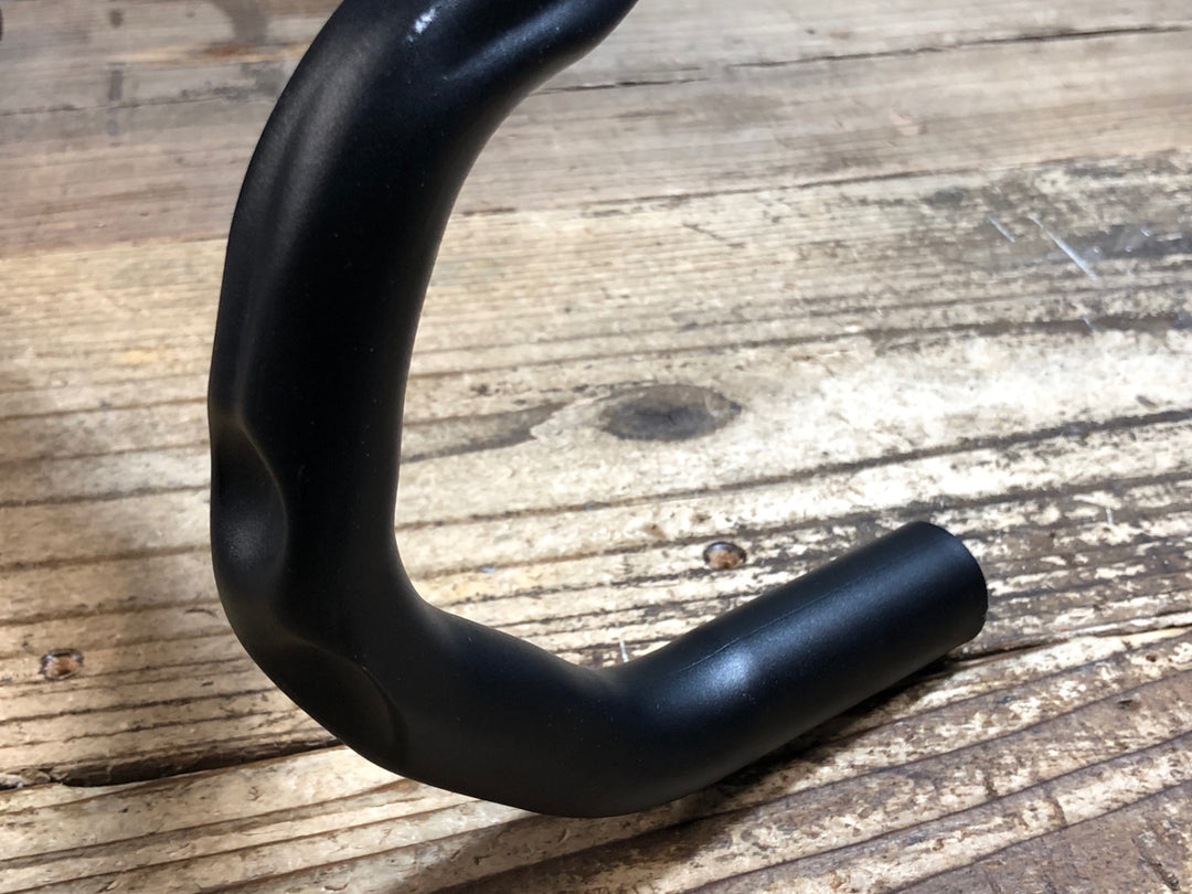 KC411 3T モルフェス morpheus  アルミ ドロップハンドル エンド外-外420mm Φ25.8 黒