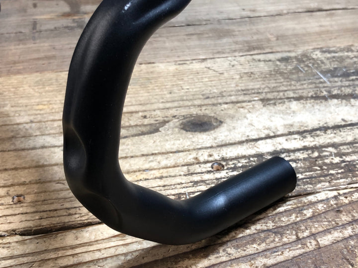 KC411 3T モルフェス morpheus  アルミ ドロップハンドル エンド外-外420mm Φ25.8 黒