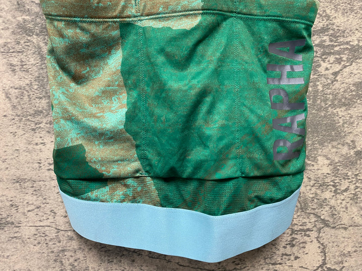 KD414 ラファ Rapha PRO TEAM GRAVEL TRAINING JERSEY 半袖 サイクルジャージ 緑 XS