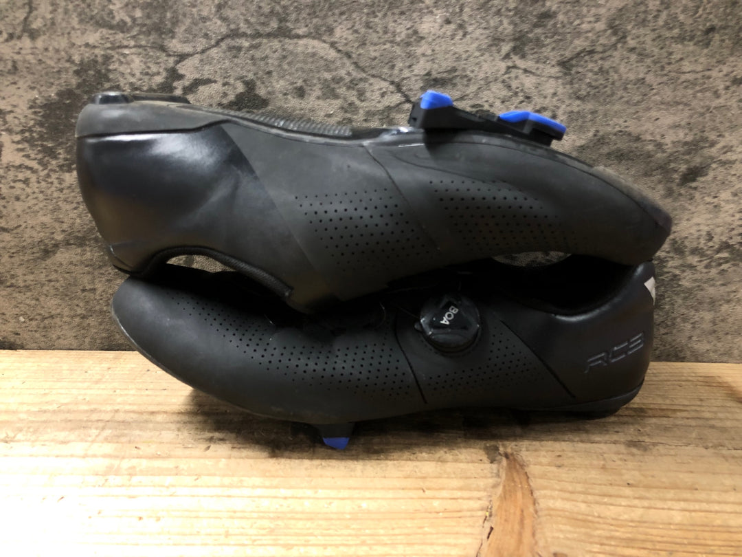 KA353 シマノ SHIMANO RC3 SHRC302M L01S ビンディングシューズ BOA 3穴 黒 EU43 ※傷