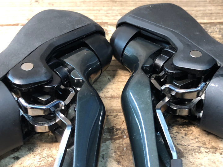 JH734 シマノ SHIMANO ティアグラ Tiagra ST-4720 STIレバー 2x10s ※ブラケット割れ、オイル漏れのためジャンク