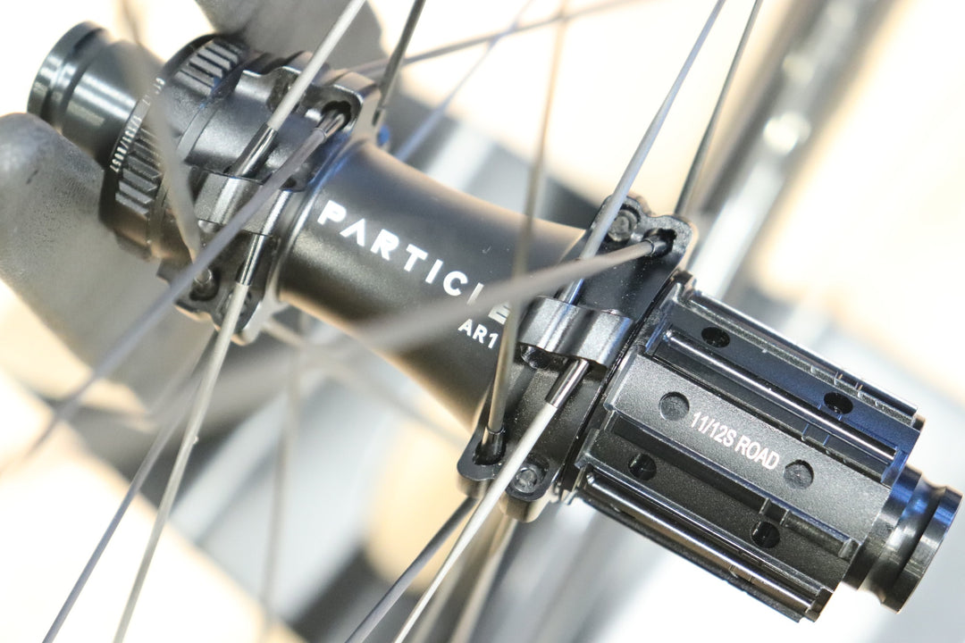 パーティクル PARTICLE RCX50 Ultralight AR1ハブ スチールベアリング 36Tラチェット シマノ11/12S カーボン ホイールセット 【さいたま浦和店】