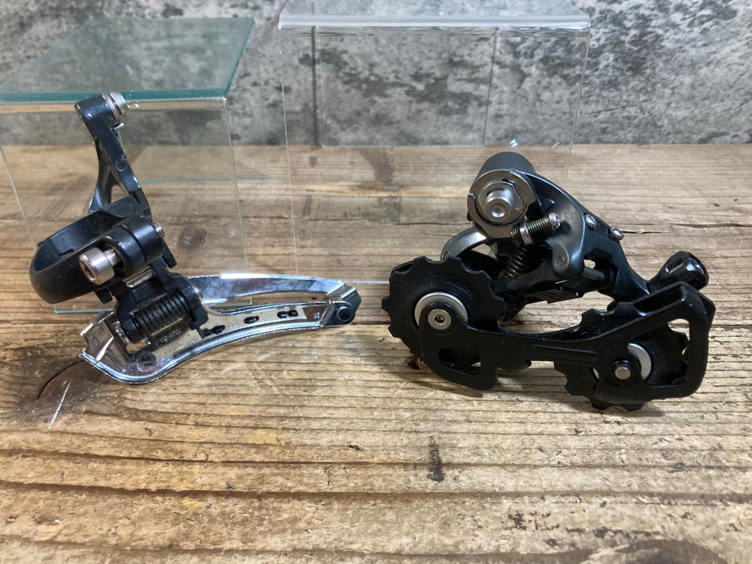 JQ268 シマノ SHIMANO ティアグラ Tiagra FD/RD-4700 前後ディレイラーセット 2×10S SS バンド式Φ31.8