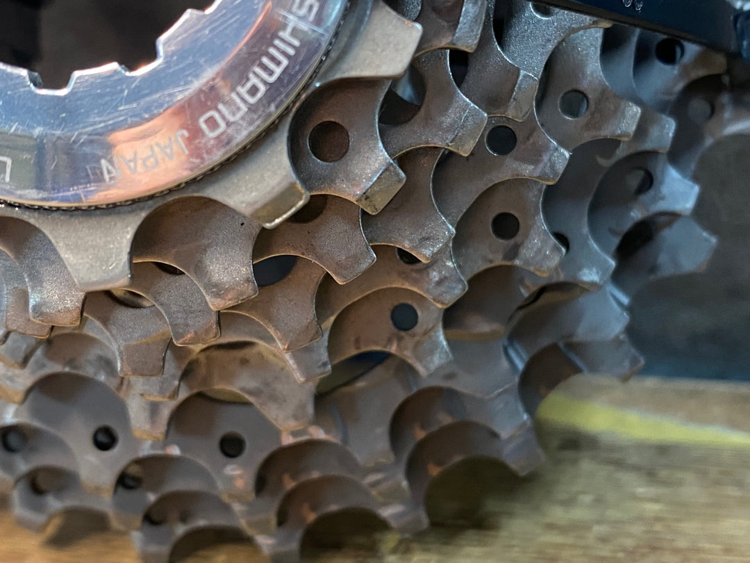 JJ517 シマノ SHIMANO デュラエース DURA-ACE CS-7700 スプロケット 12-25T 9s 25周年 ※傷