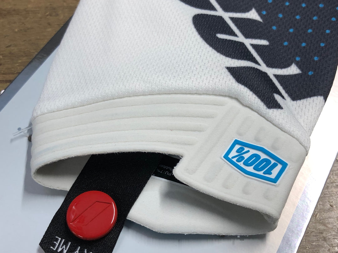 KM548 100％ iTRACK GLOVES 長指 グローブ 白 黒 XL