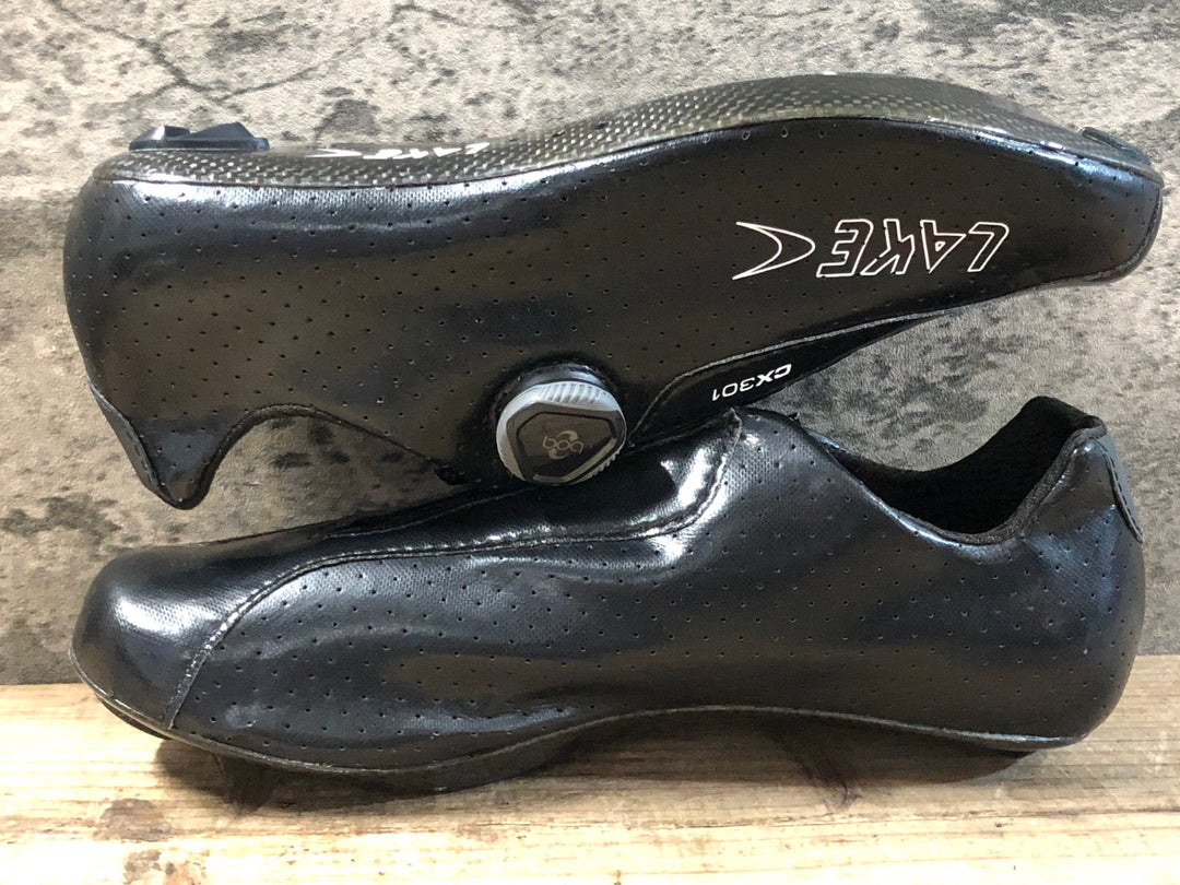 KJ403 レイク LAKE CX301 ビンディングシューズ カーボンソール EU40.5 wide