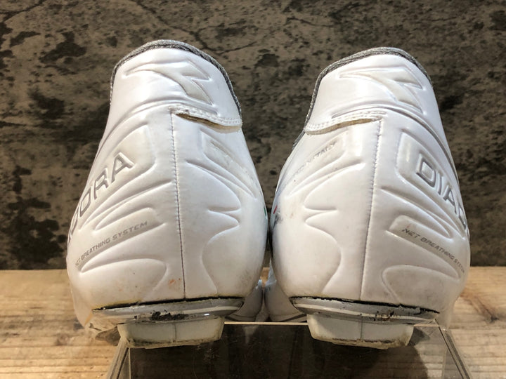 JY595 ディアドラ DIADORA VORTEX PRO ビンディングシューズ BOA 3穴 白 EU42.5