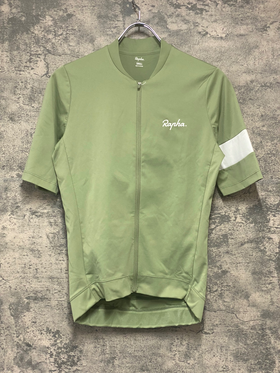 JZ018 ラファ Rapha CORE JERSEY 半袖 サイクルジャージ 緑 S