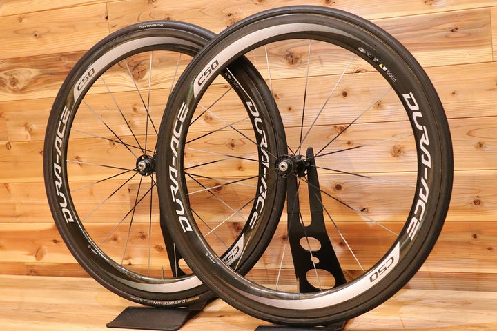 シマノ SHIMANO デュラエース DURA-ACE WH-9000-C50-TU シマノ 11S/12S カーボン チューブラー ロードバイク ホイールセット 【広島店】