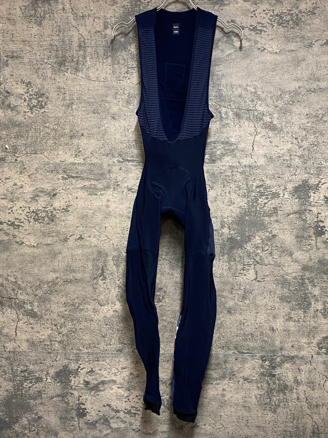 JO792 ラファ Rapha CARGO WINTER TIGHTS WITH PAD ビブタイツ 紺 XS 裏起毛