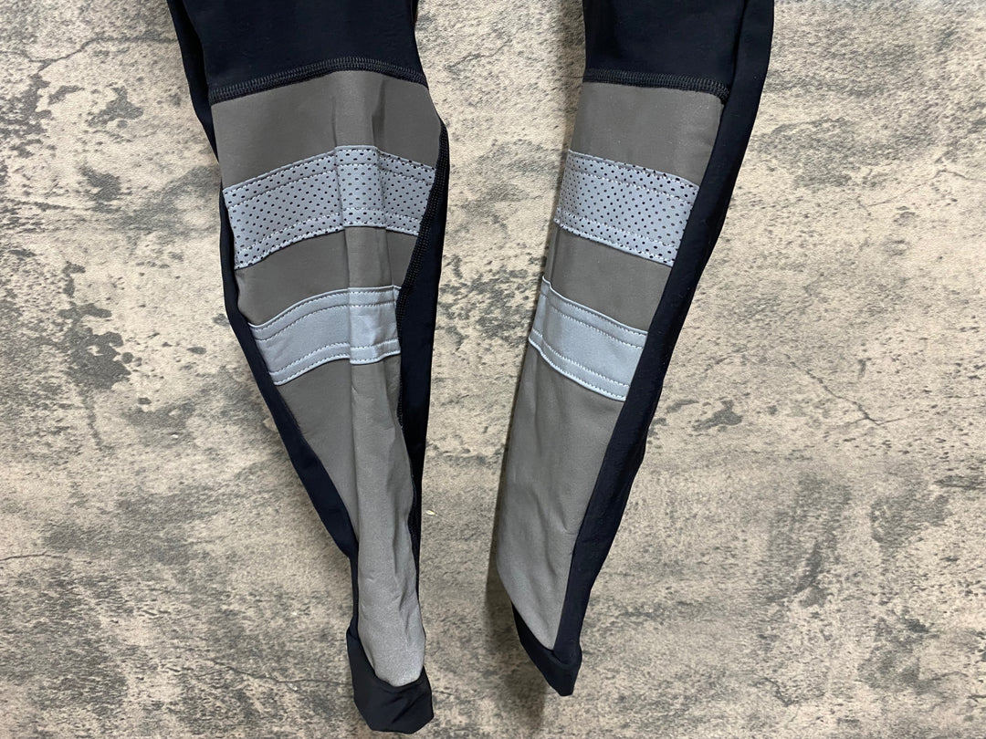 JY680 ラファ Rapha CARGO WINTER TIGHTS WITH PAD カーゴ ビブタイツ 黒 L 裏起毛