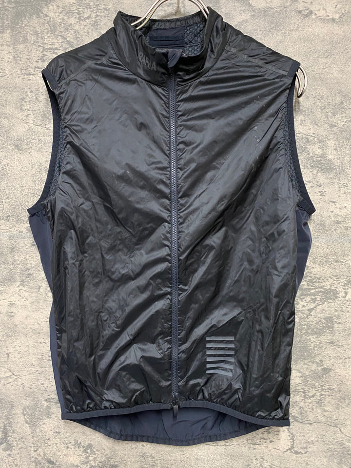 KD606 ラファ Rapha PRO TEAM INSULATED GILET サイクルベスト ジレ 紺 M