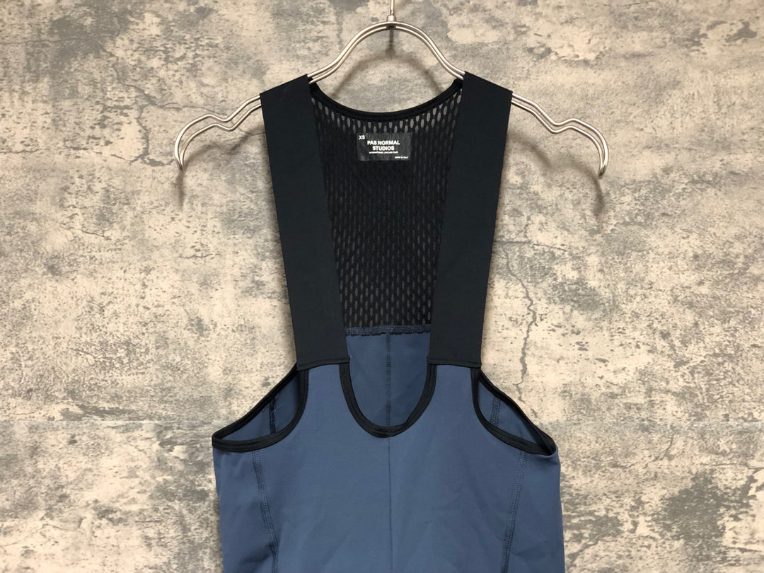KK144 パスノーマルスタジオ PAS NORMAL STUDIOS ESCAPISM CARGO BIBS ビブショーツ 紺 XS