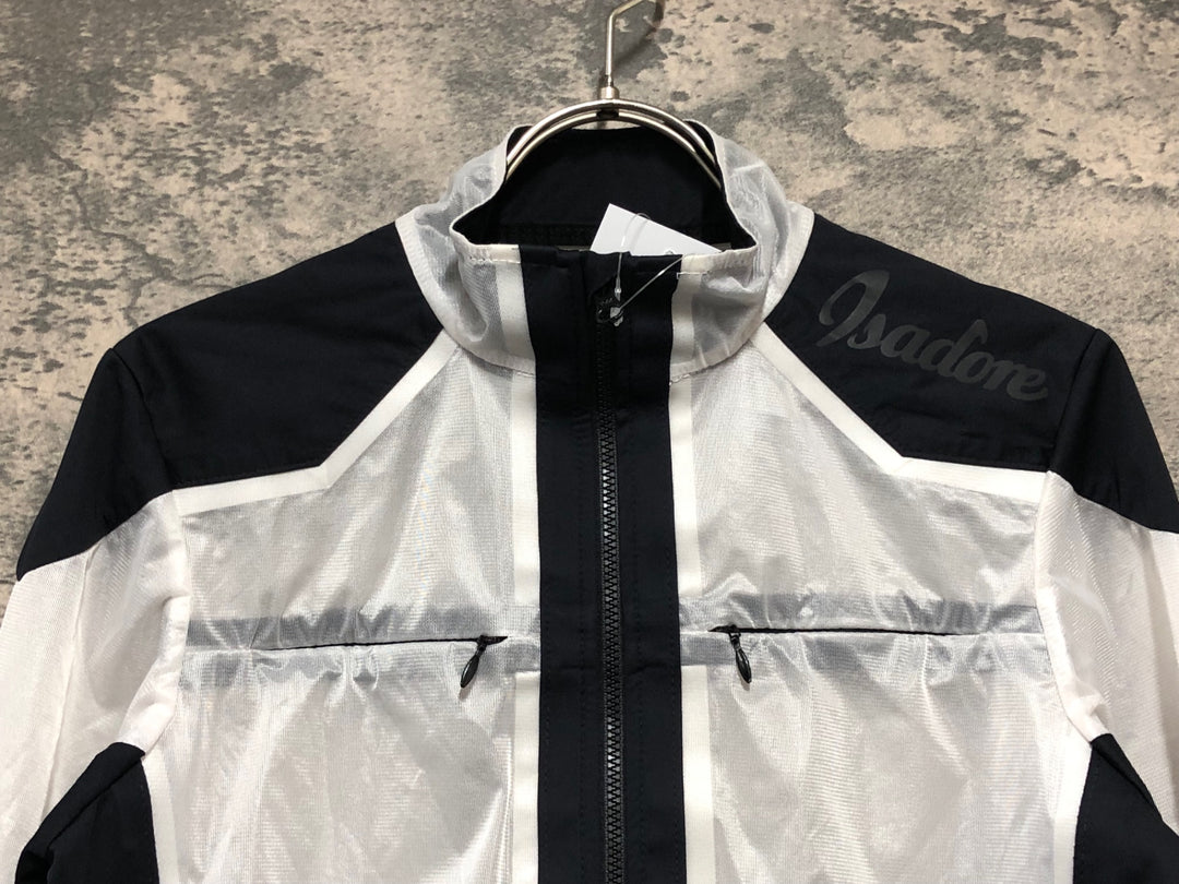 JY376 イザドア Isadore 長袖 レインジャケット 白 S