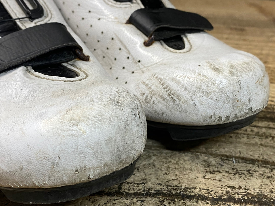 JV163 フィジーク fizik TEMPO OVERCURVE SHOES 3穴 ビンディングシューズ 白 EU43 ※スレ大